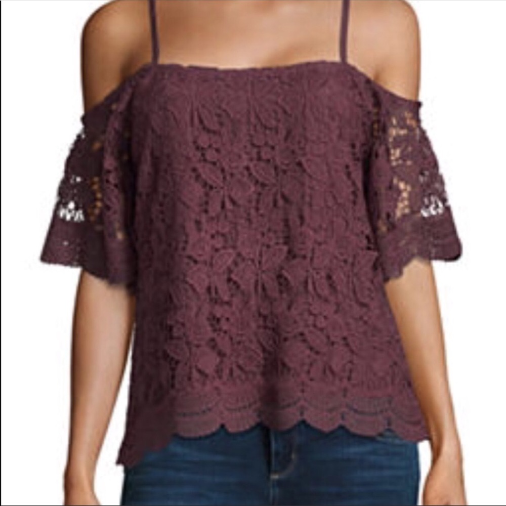 SOLD. Miss Chievous cold shoulder top junior xxl - Picture 1 of 2
